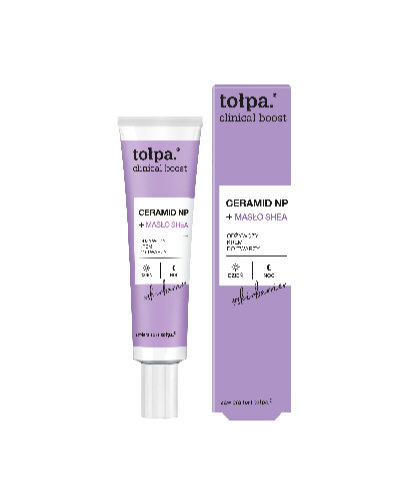 tołpa clinical boost CERAMID NP + masło shea odżywczy krem do twarzy 40 ml