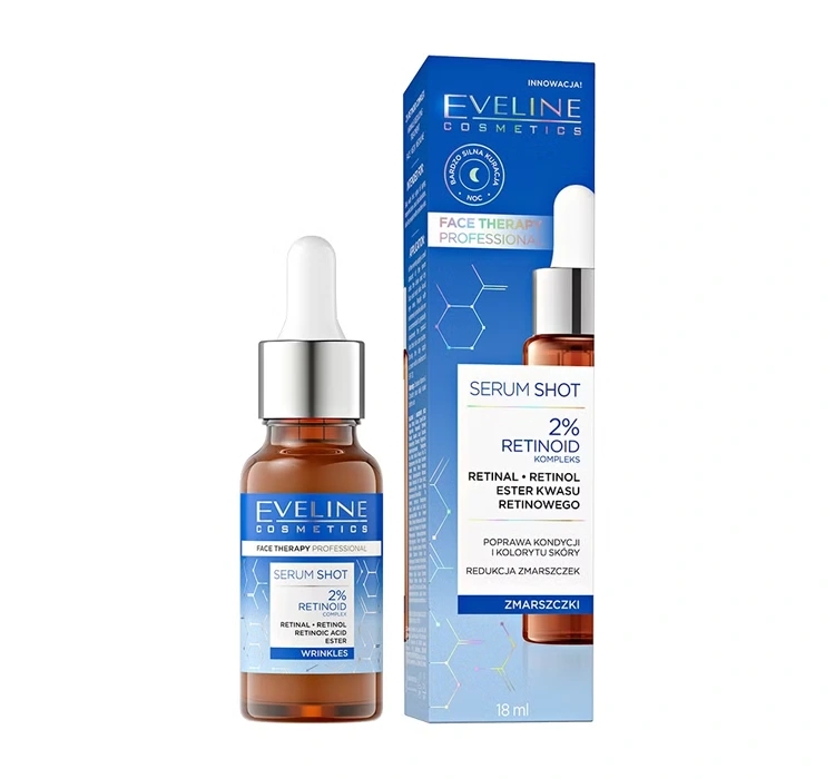 Eveline Face Therapy Professional serum przeciwzmarszczkowe z 2% kompleksem retinoidów 18ml