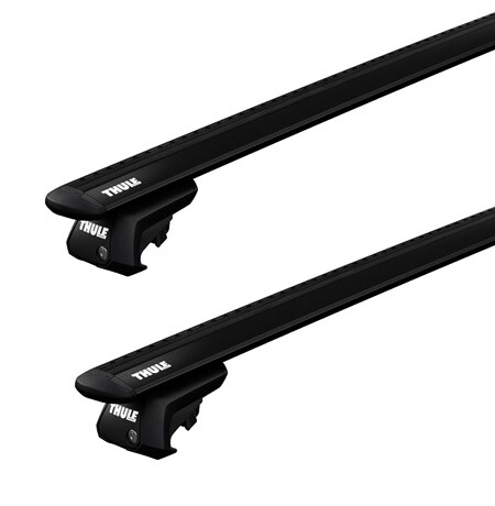 Bagażnik dachowy Thule z EVO WingBar Black Tata Xenon 4-dr Double-cab z relingami dachowymi 09-24