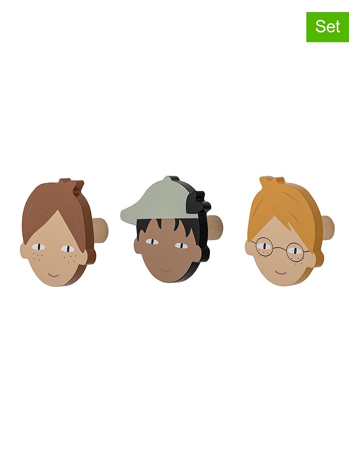 Bloomingville mini Haczyki ścienne (3 szt.) 