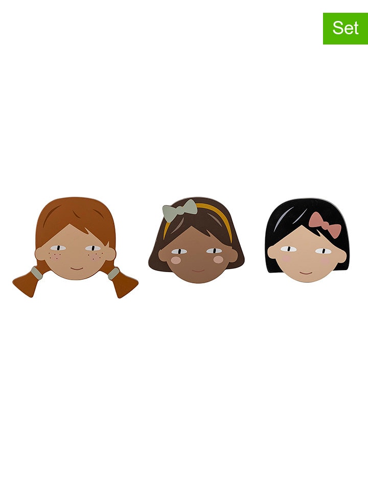 Bloomingville mini Haczyki ścienne (3 szt.) 