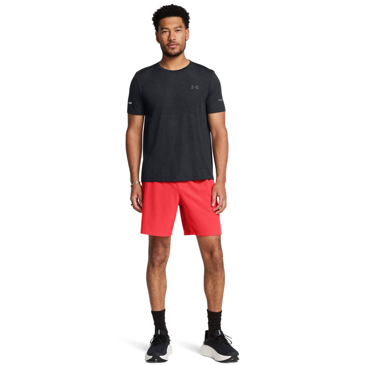 Męskie spodenki do biegania Under Armour UA Launch Pro 7'' Shorts - czerwone - UNDER ARMOUR