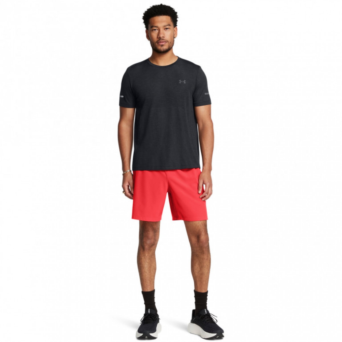 Męskie spodenki do biegania Under Armour UA Launch Pro 7\'\' Shorts - czerwone - UNDER ARMOUR