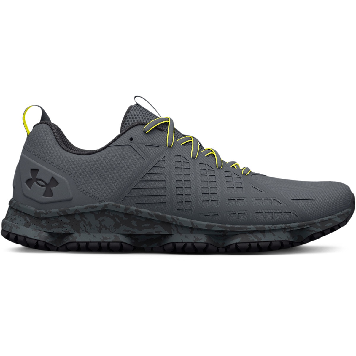 Męskie buty trekkingowe Under Armour UA Micro G Strikefast - szare - UNDER ARMOUR
