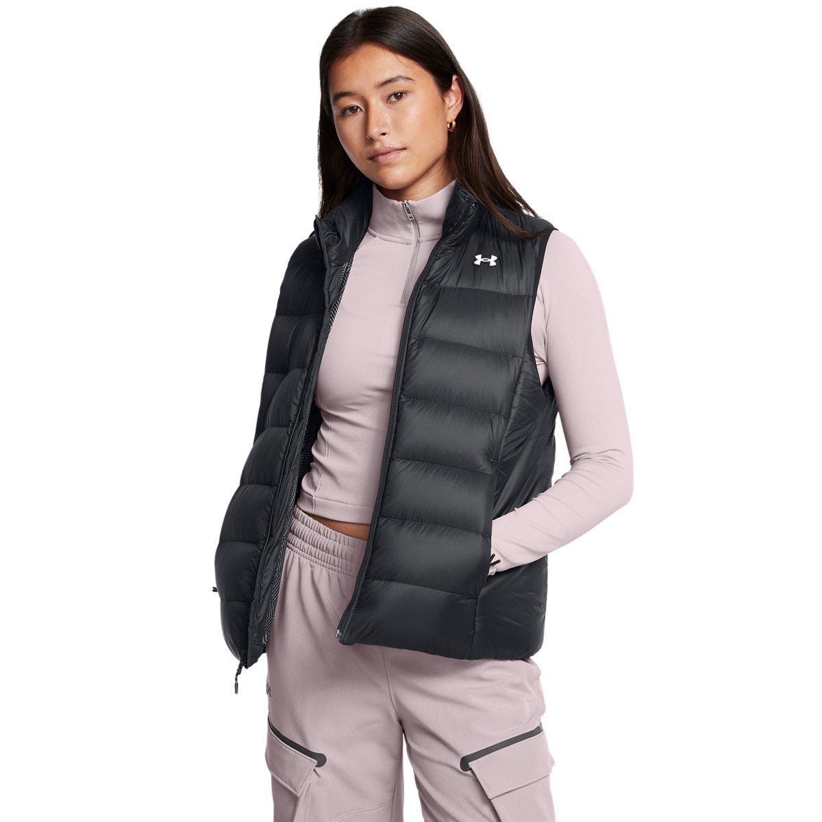 Damski bezrękawnik puchowy pikowany Under Armour Legend Down Vest - czarny - UNDER ARMOUR