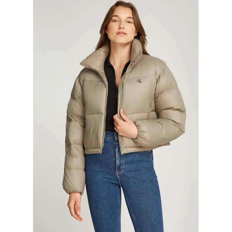 CALVIN KLEIN JEANS Puchowa kurtka | Cropped Fit