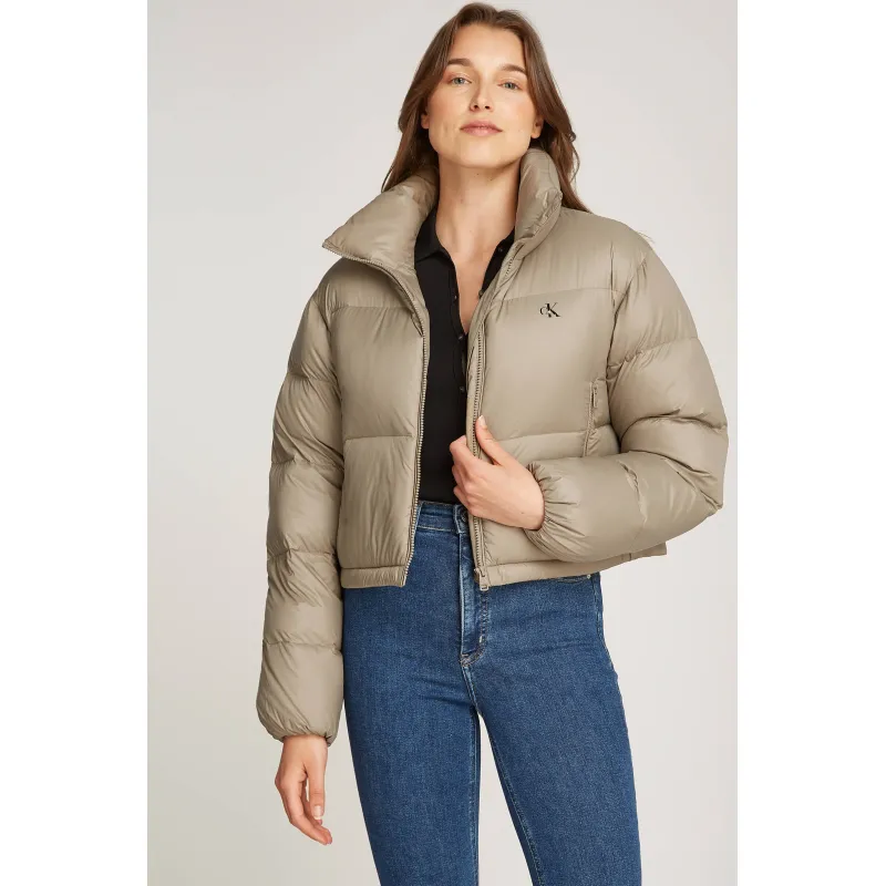 CALVIN KLEIN JEANS Puchowa kurtka | Cropped Fit