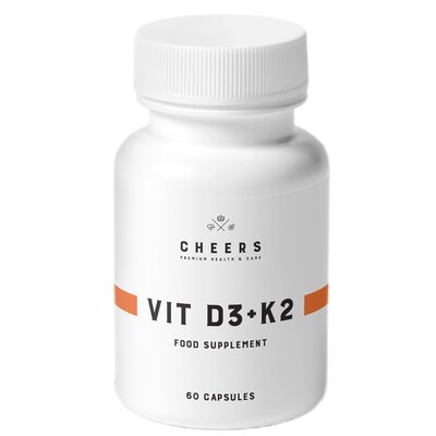 Cheers Vitamin D3+K2 suplement diety 60 kapsułek
