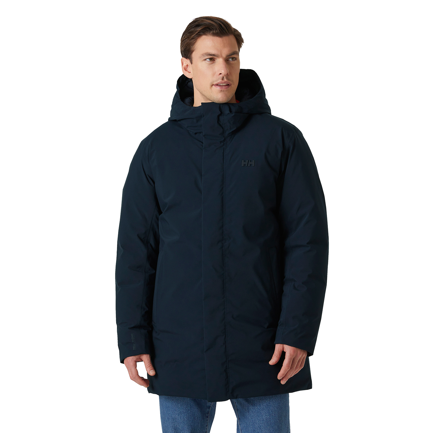Męska kurtka puchowa Helly Hansen Urban Pro Helly Tech Down Coat navy - S