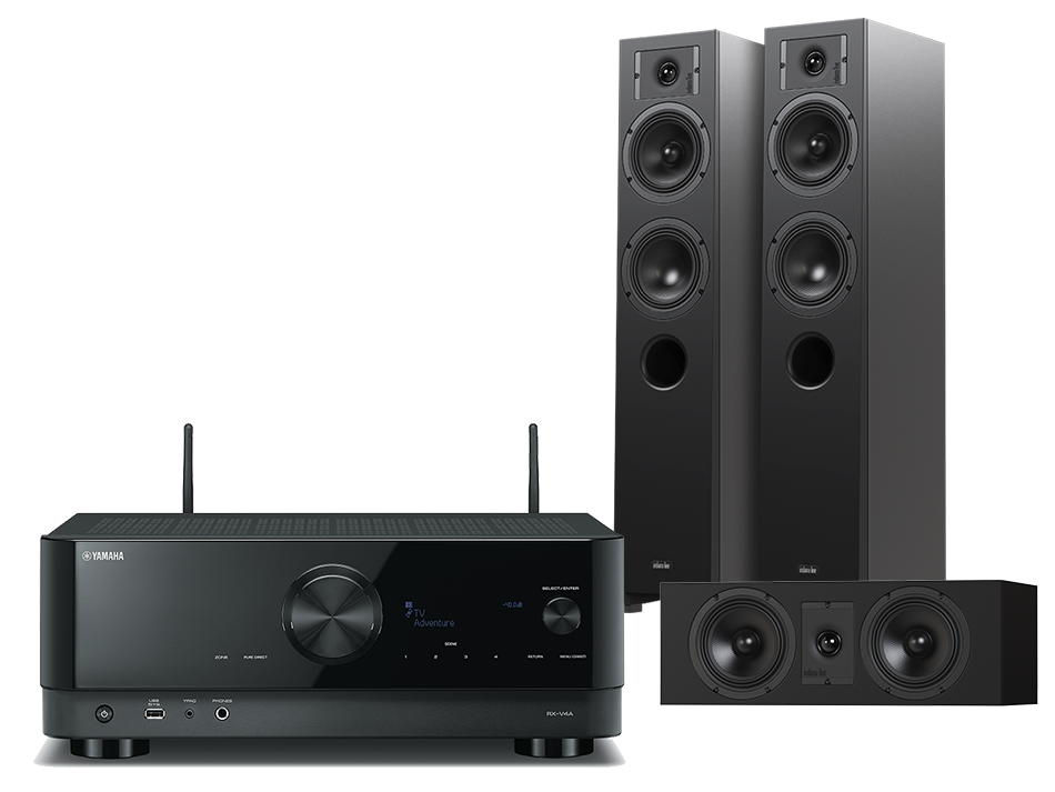 Yamaha RX-V4A + Diva 5 + Diva 7