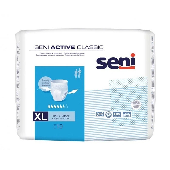 Seni Majt.chł.seni active classic xl x 10 szt