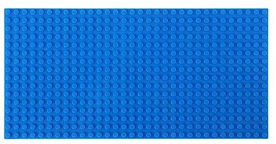 Płyta bazowa klocki konstrukcyjne 16x32 niebieska pasuje do innych