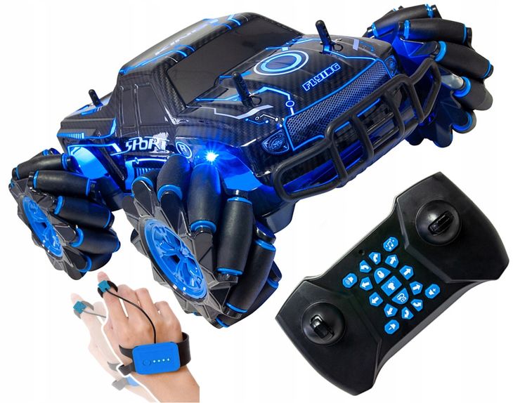 DUŻY Samochód 4x4 ZDALNIE STEROWANY RĘKĄ GESTEM Ręki + Pilot RC DRIFT CAR