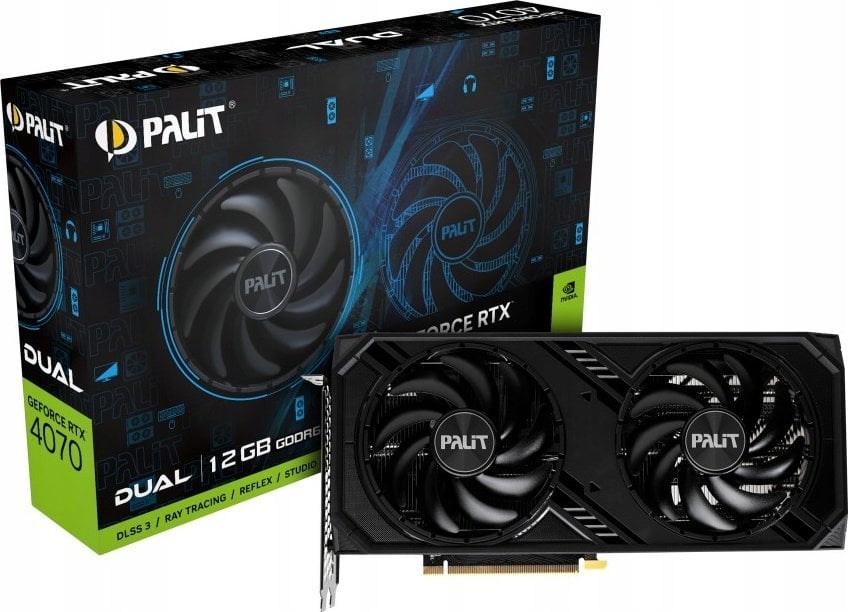 Palit GeForce RTX 4070 Dual 12GB GDDR6 (NE64070019K9-1048D)