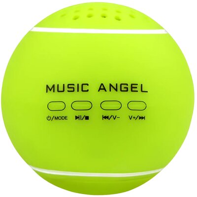 MUSIC ANGEL Piłka do tenisa Zielony