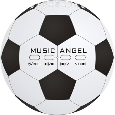 MUSIC ANGEL Piłka nożna Biało-czarny
