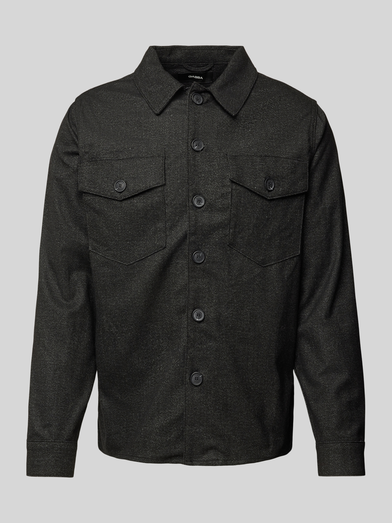 Kurtka koszulowa z kieszeniami na piersi model ‘CLIPPER’