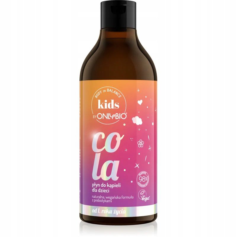 ONLYBIO KIDS Płyn do kąpieli Cola 400 ml