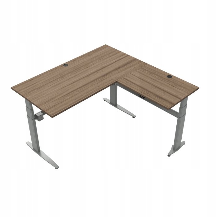 Duże narożne biurko elektryczne regulowane 180x180