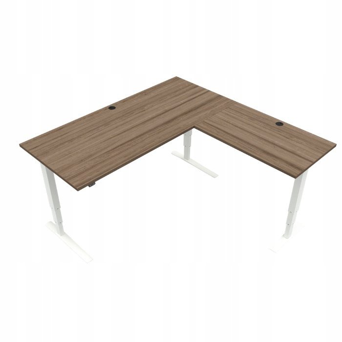 Duże narożne biurko elektryczne regulowane 180x180