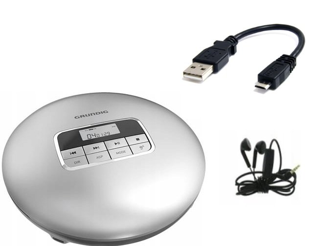 ODTWARZACZ PRZENOŚNY CD DISCMAN ODTWARZAZC MP3 Grundig GCDP 8500