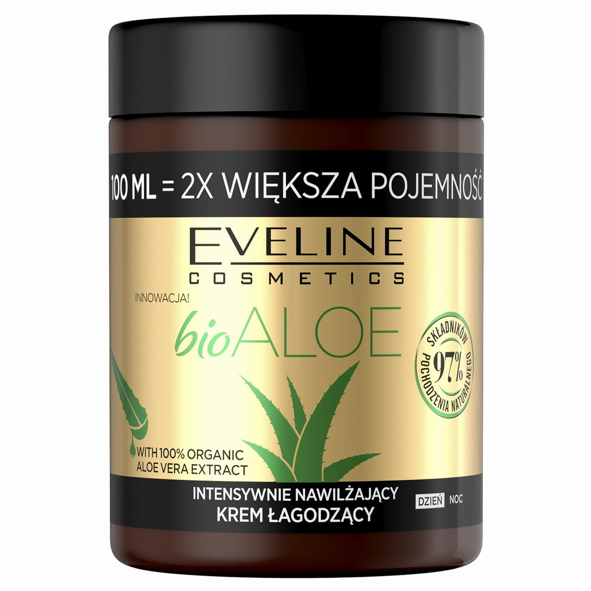 EVELINE Bio Aloe krem łagodzący intensywnie nawilżający 100ml