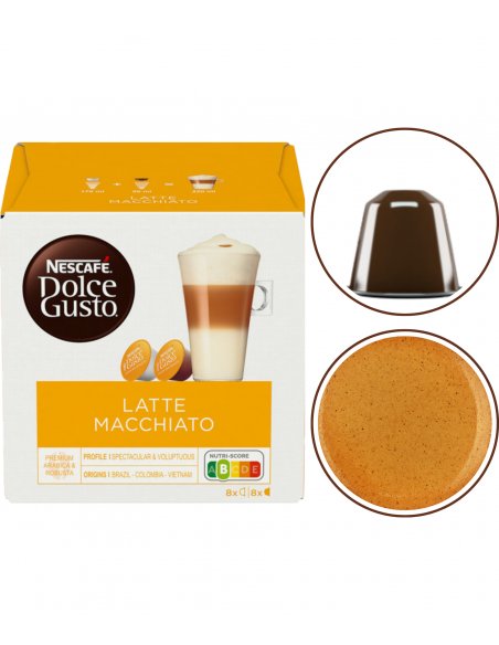 Nescafe Dolce Gusto Latte Macchiato Kawa Kapsułki 16 sztuk
