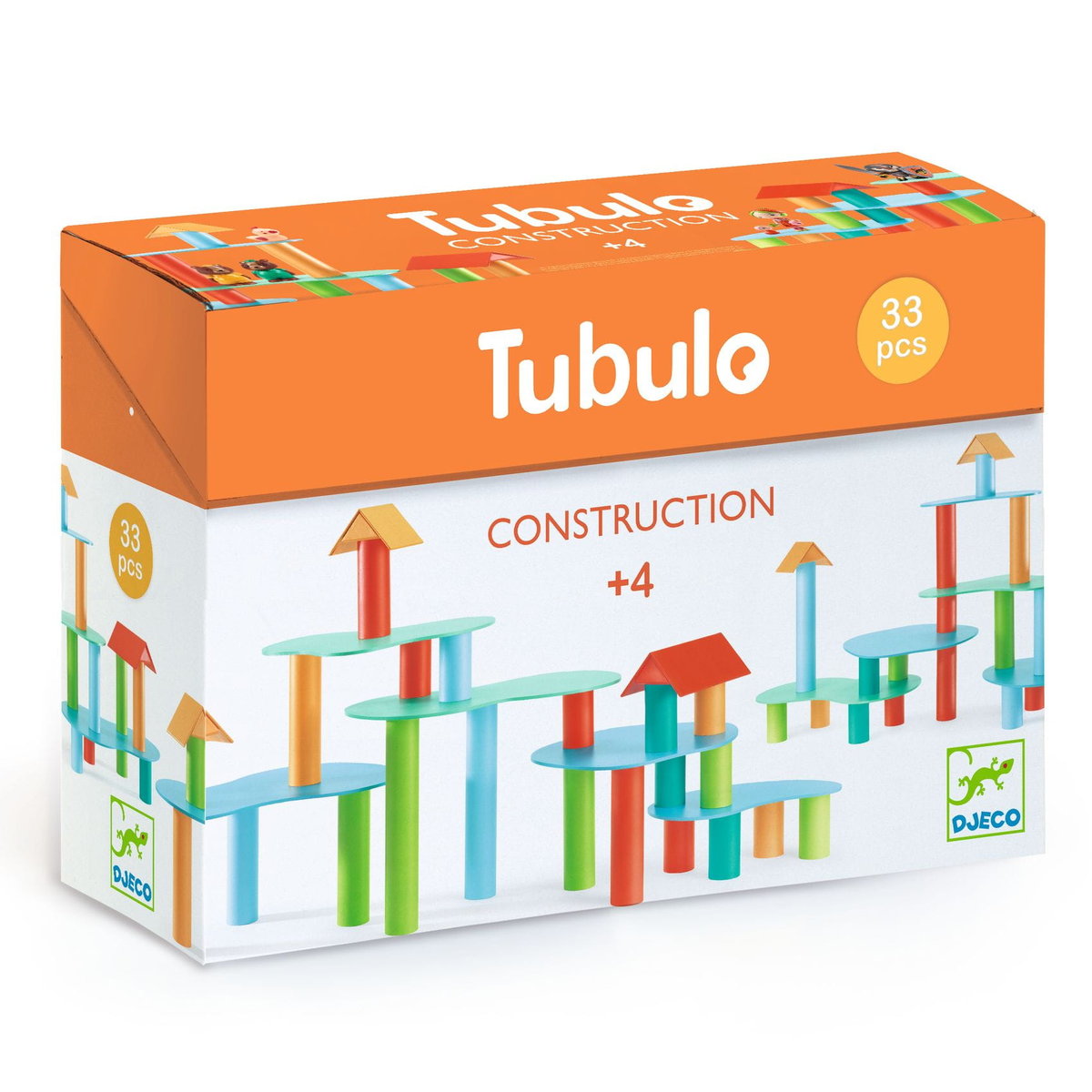 Tekturowe klocki konstrukcyjne TUBULO DJ08350