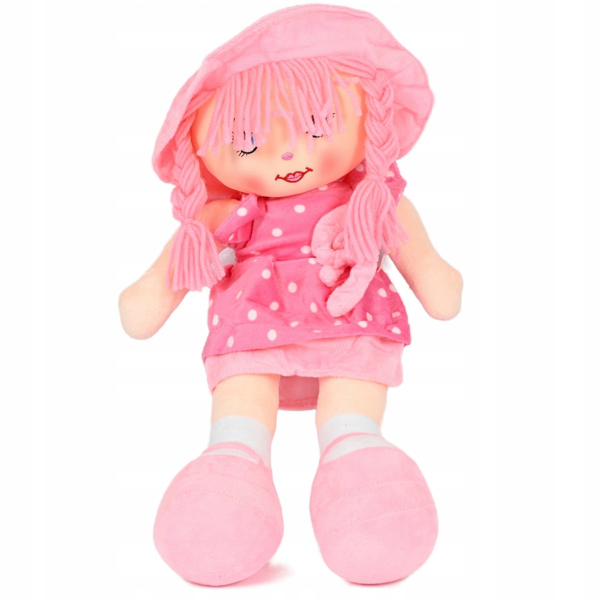 PRZYTULANKA SZMACIANA LALKA MIĘKKA LALA MASKOTKA 45CM RÓŻNE KOLORY