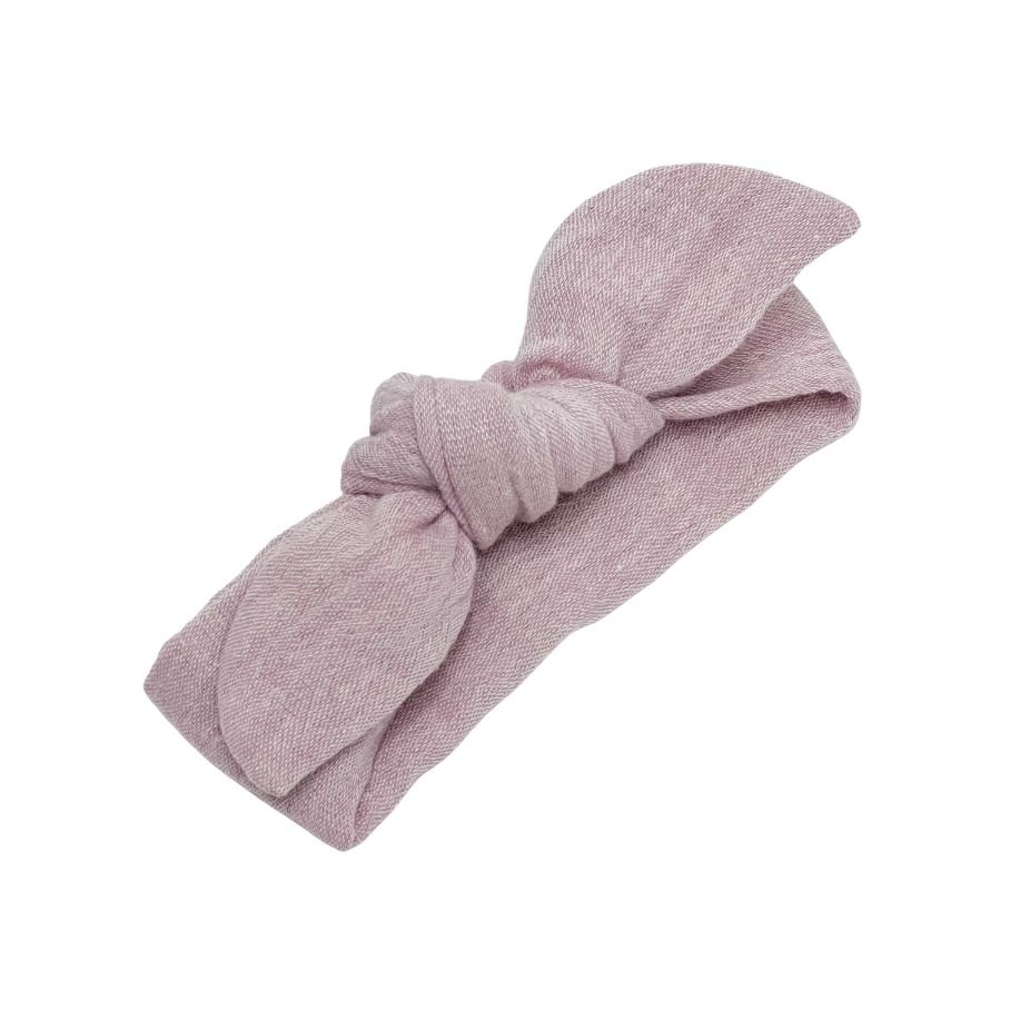 Ubranka dla lalek  Baby Born 42-43  cm opaska z muślinu blady róż