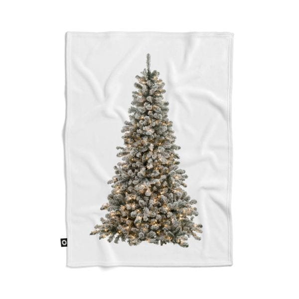 Koc pluszowy WINTER wzór BN16 | choinka bożonarodzeniowa 80 x 60 cm