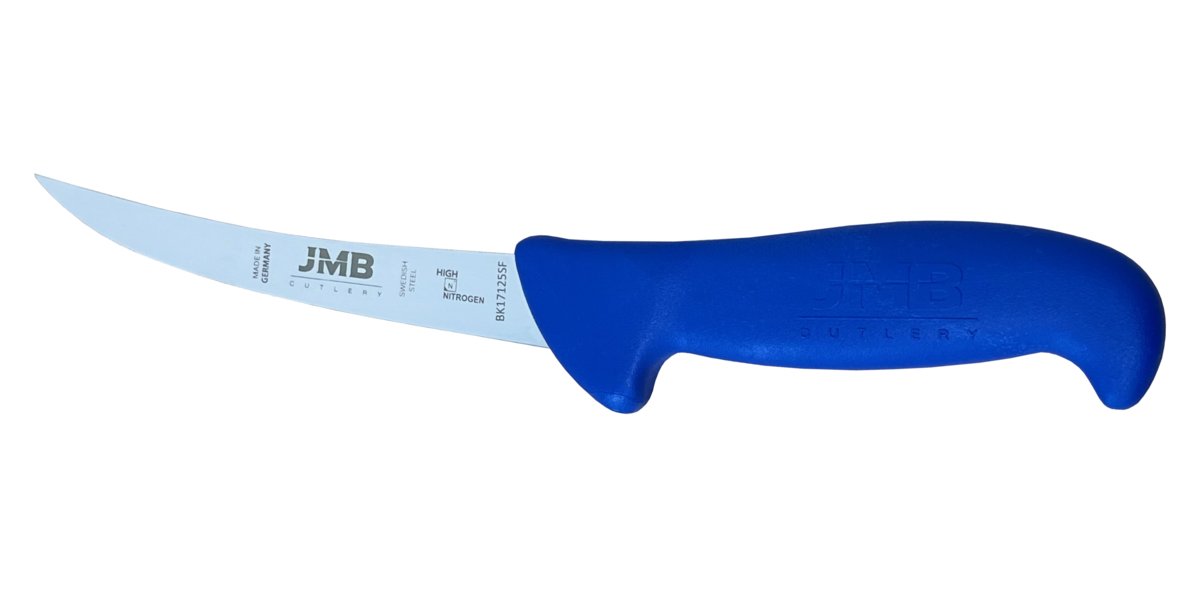 JMB nóż nr BK17125SF półelastyczny 12,5 cm niebieski