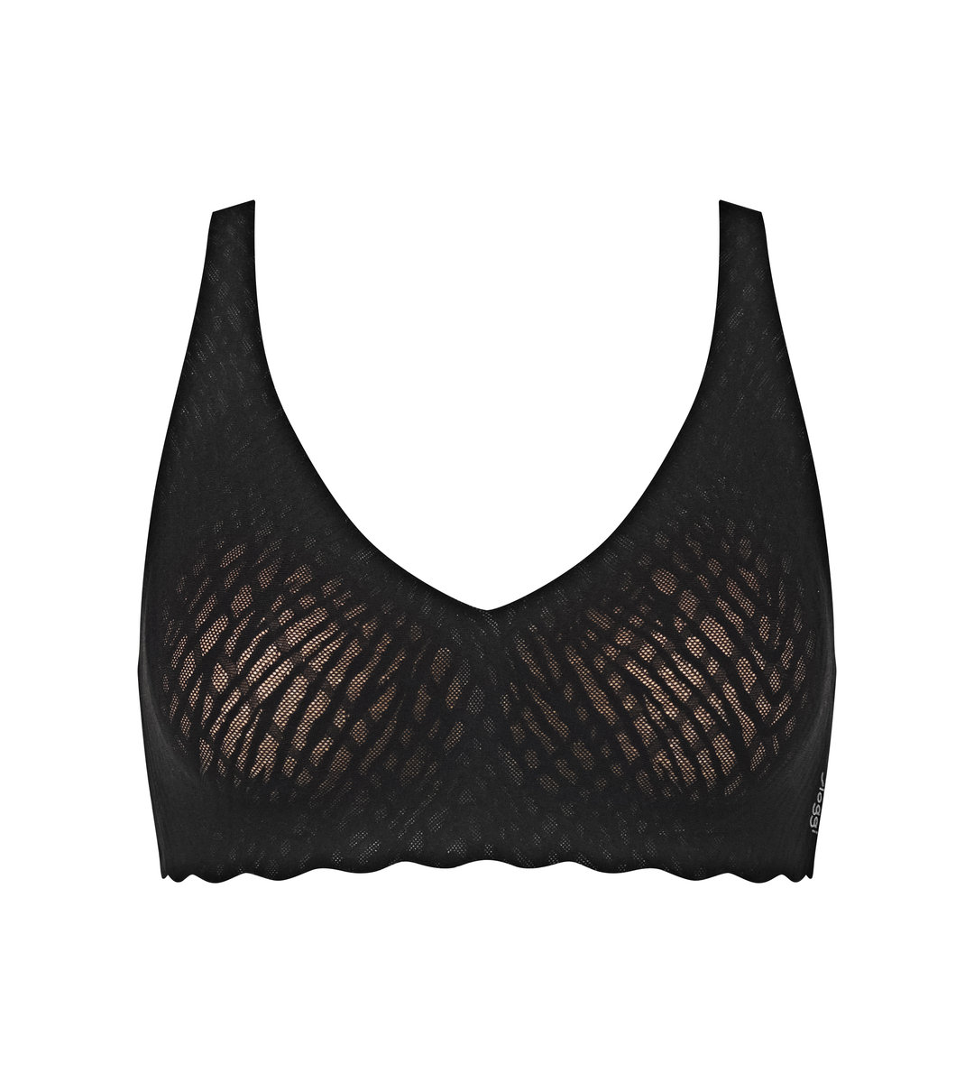 Bezszwowy biustonosz BEZ FISZBIN Sloggi ZERO Feel Bliss Soft Bra czarny L+