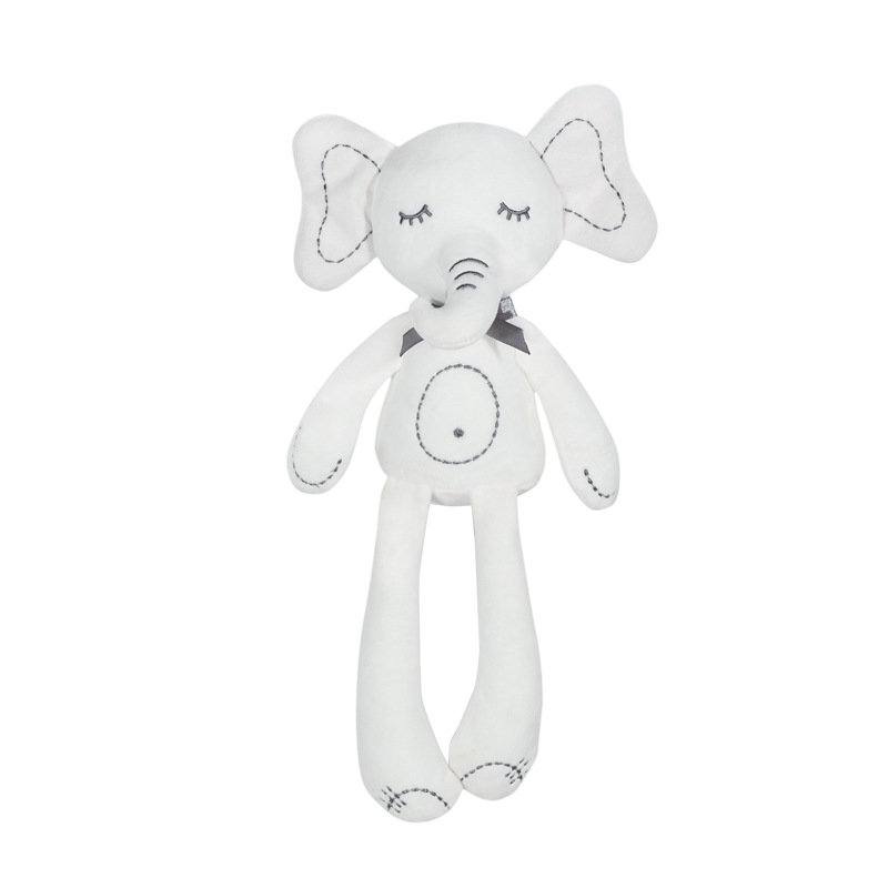 Maskotka Pluszowa Pluszak Przytulanka Słonik Słoń Miękki Do Snu I Zabawy 36Cm