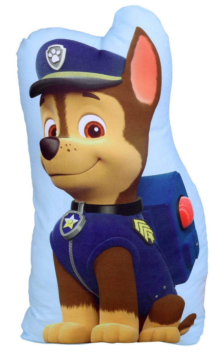Jasnoniebieska poduszka kształtka CHASE Psi Patrol