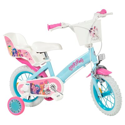 Rower dziecięcy TOIMSA My Little Pony 12 cali dla dziewczynki Błękitny | Bezpłatny transport