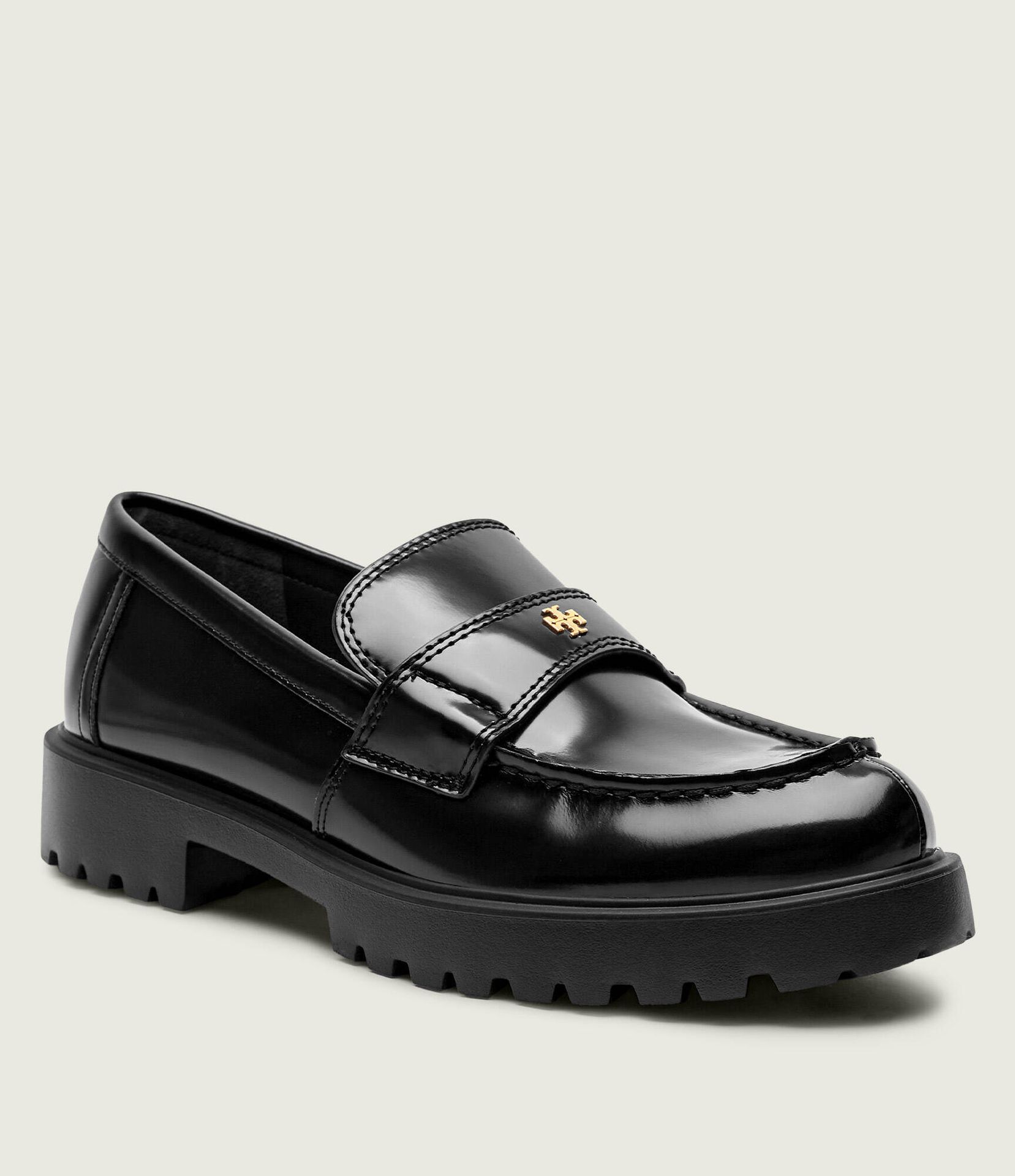 TORY BURCH Skórzane loafersy LUG