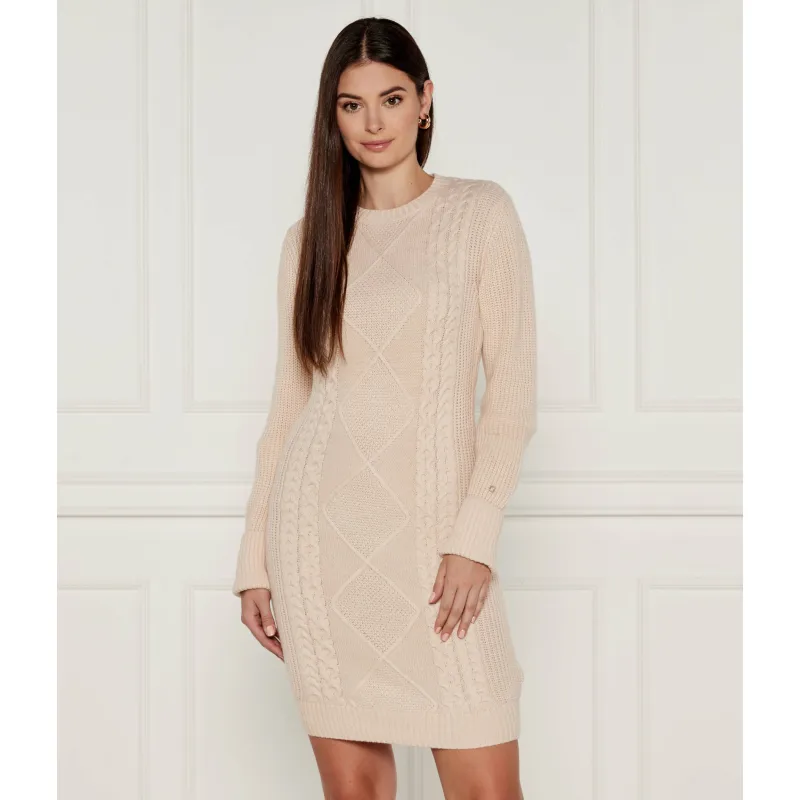 GUESS Sukienka SERENA | z dodatkiem wełny