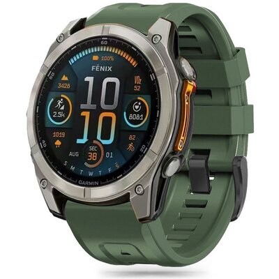 Pasek TECH-PROTECT Silicone do Garmin Fenix 5S/5S Plus/6S/6S Pro/7S/8 (43 mm) Zielony