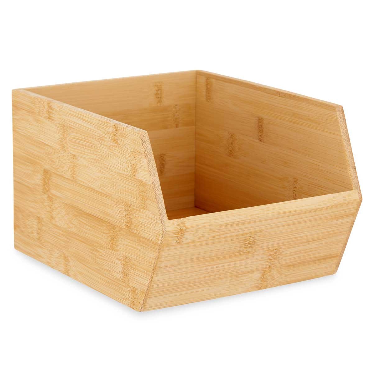 Organizer bambusowy, 25 x 20,1 x 15,1 cm