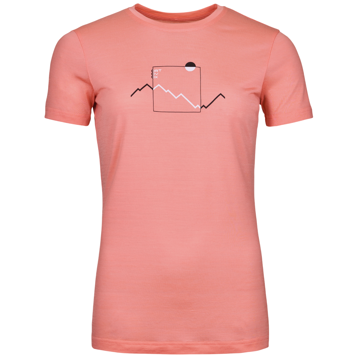 Koszulka damska Ortovox 150 Cool Peak Focus Ts Women's Rozmiar: L / Kolor: czerwony
