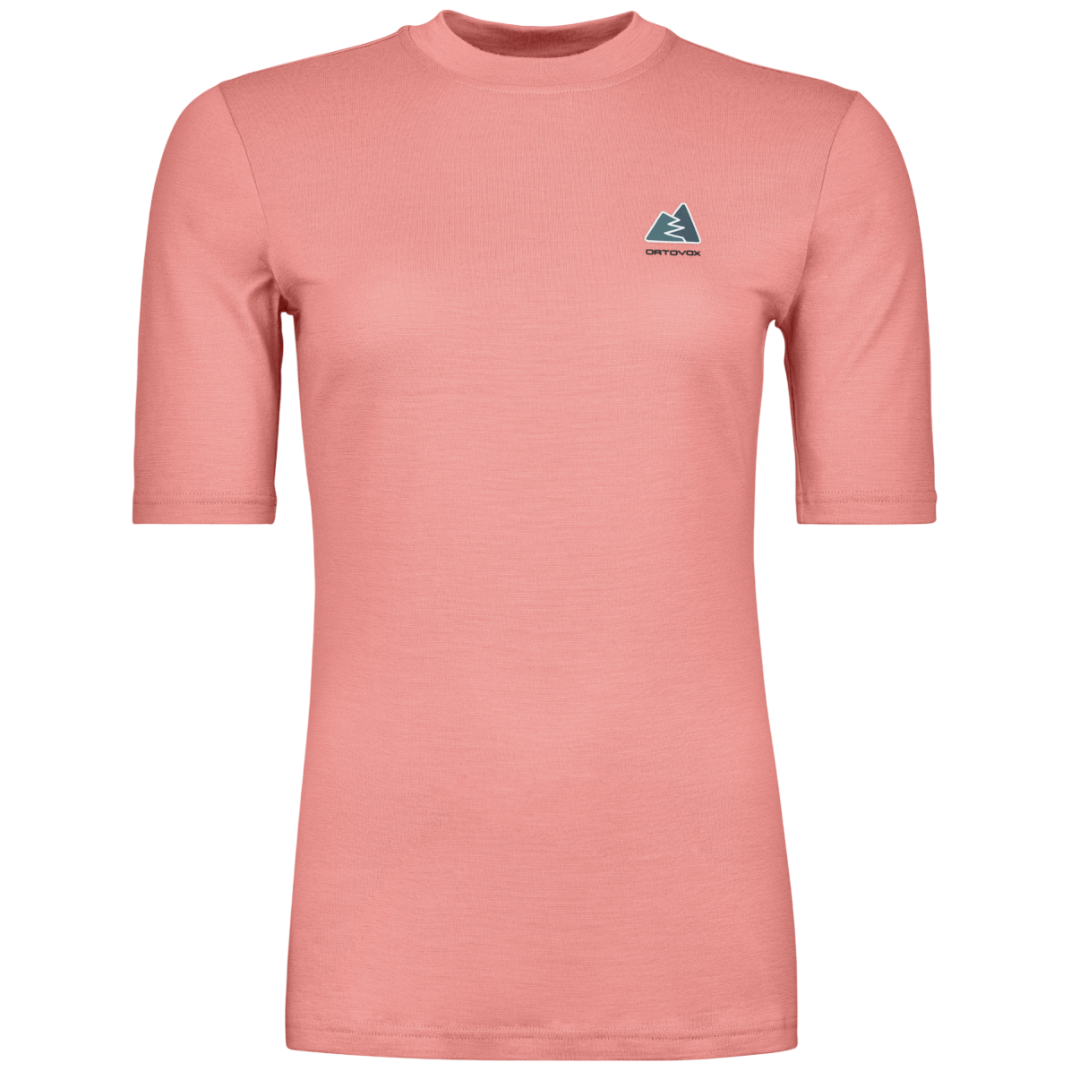 Koszulka damska Ortovox 185 Merino Mtn Hug Ts Women's Rozmiar: L / Kolor: różowy