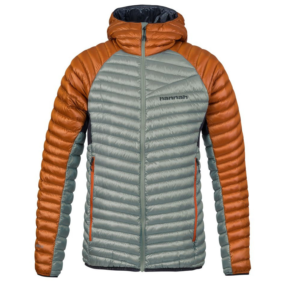 Męska kurtka puchowa Hannah Mio Hoody Rozmiar: XL / Kolor: pomarańczowy/niebieski
