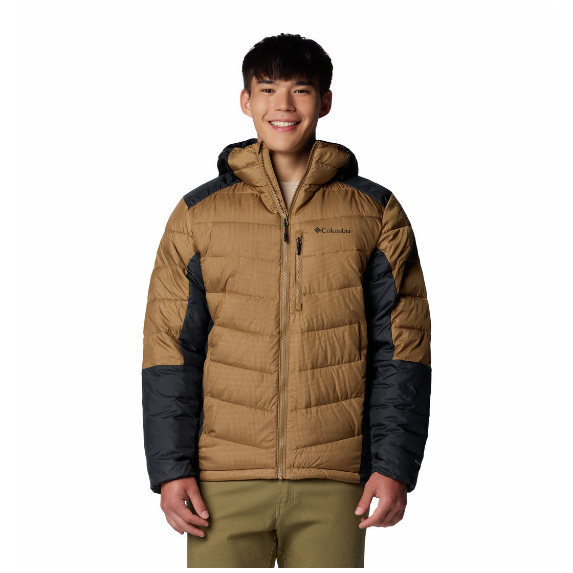 Kurtka męska Columbia Labyrinth Loop™ II Hooded Jacket Rozmiar: XL / Kolor: brązowy/czarny