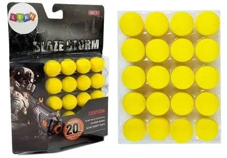 Pociski do karabinu na kulki 2cm 20szt - Leantoys
