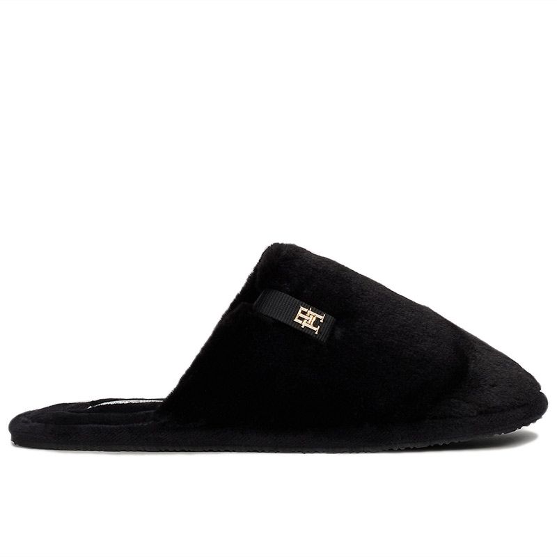 Klapki Tommy Hilfiger Comfort Home Slipper FW0FW08138-BDS - czarne