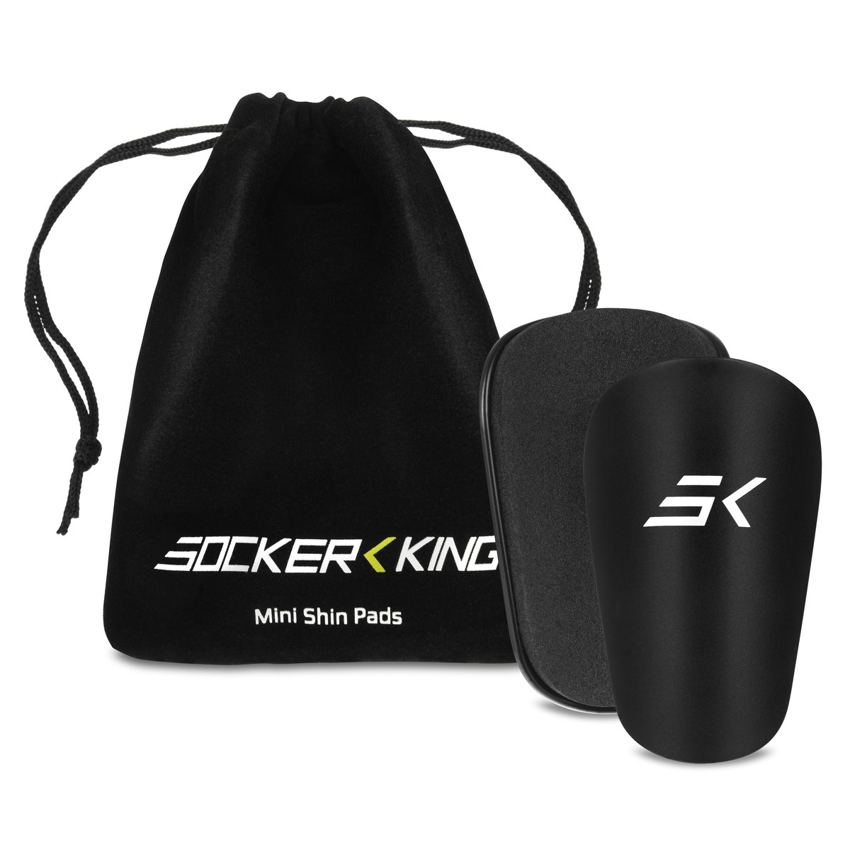 CZARNE MINI OCHRANIACZE PIŁKARSKIE SOCKER KING 8X5CM