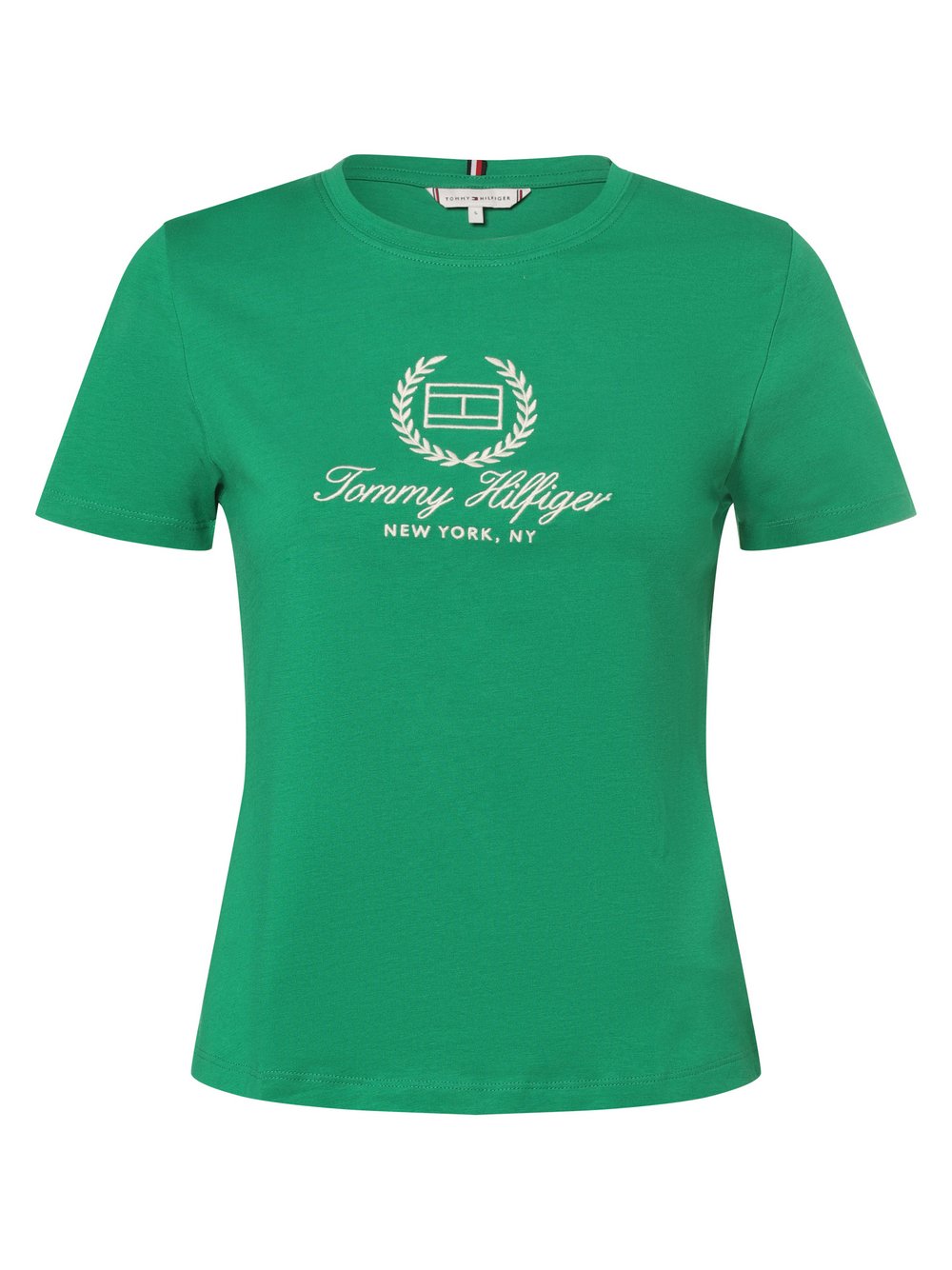 Tommy Hilfiger Koszulka damska Kobiety Bawełna zielony jednolity, XL