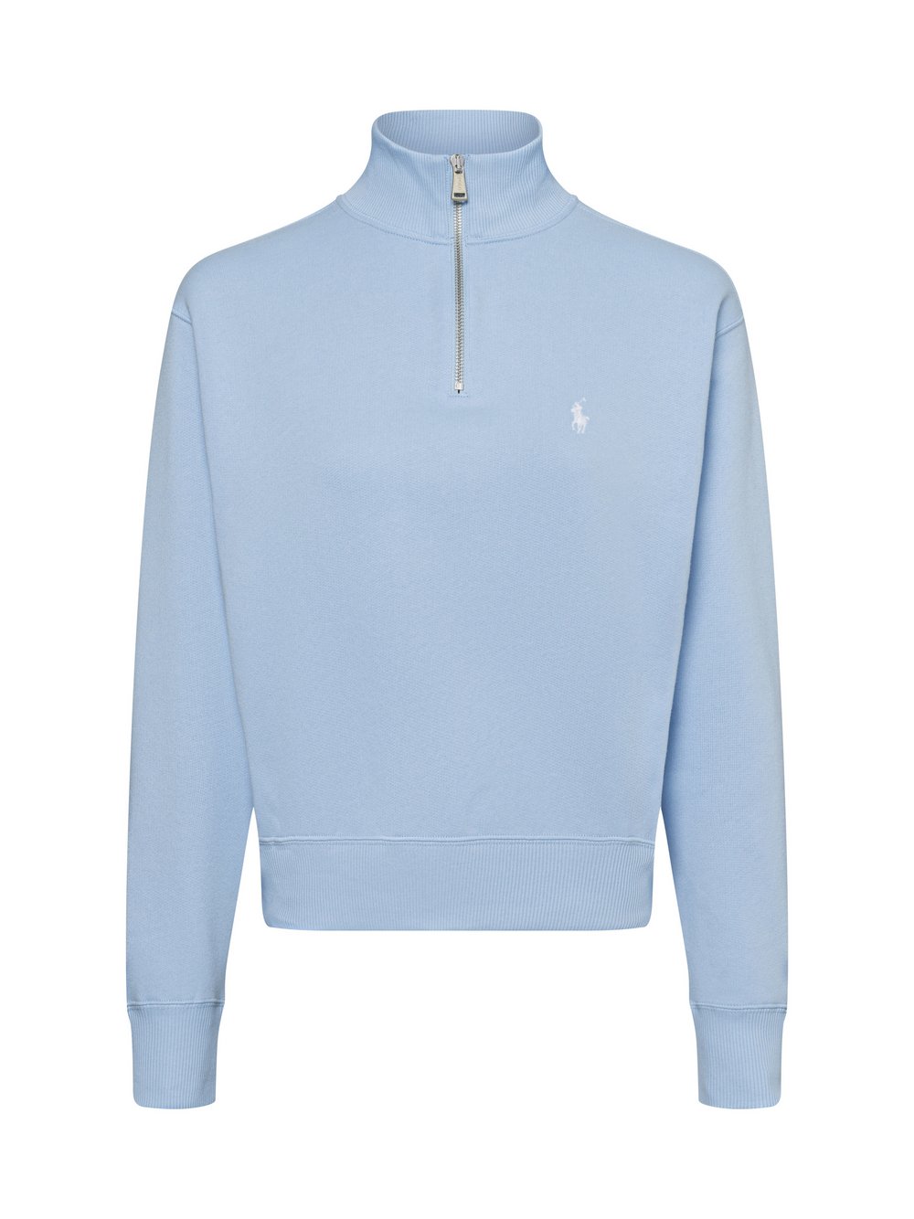 Polo Ralph Lauren Damska bluza nierozpinana Kobiety Materiał dresowy niebieski jednolity, L