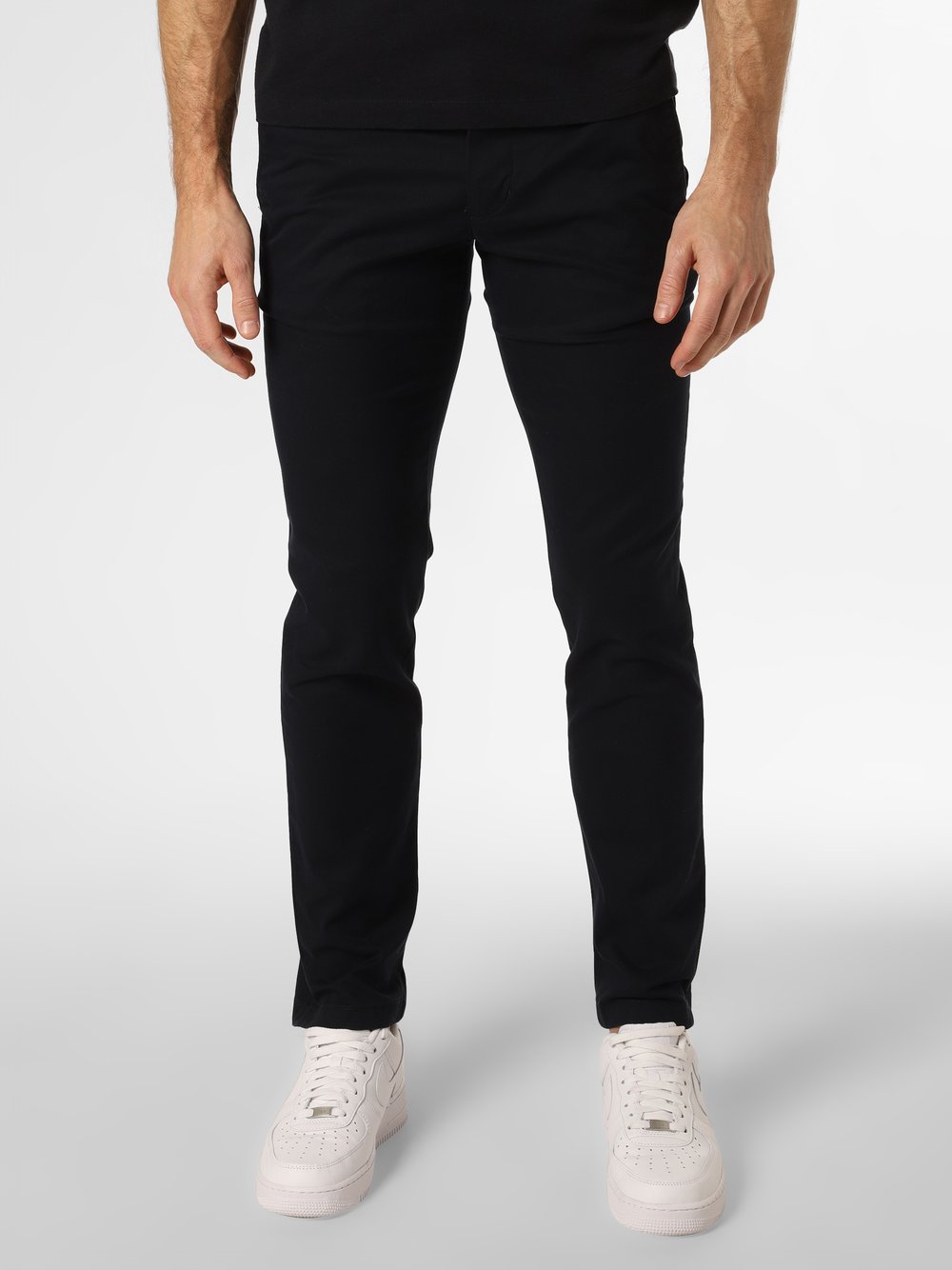 Tommy Hilfiger Spodnie Mężczyźni Bawełna niebieski jednolity, 32-32